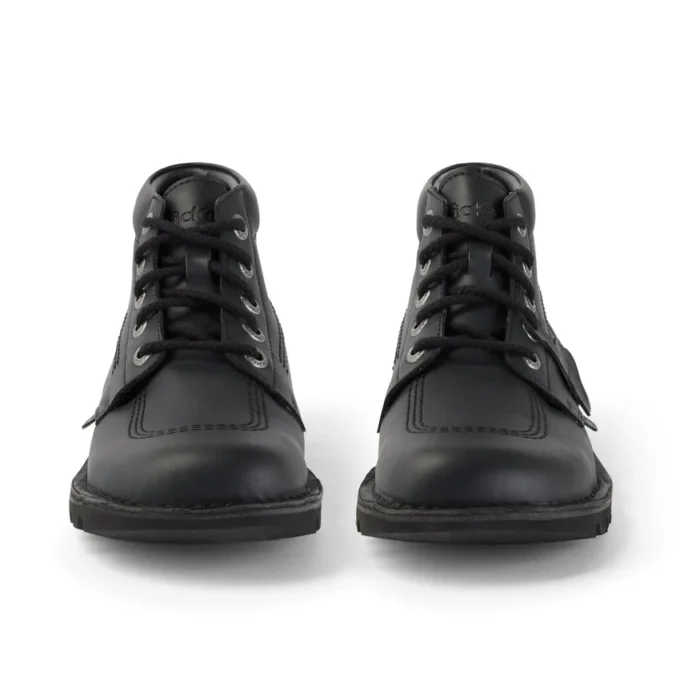 Jeugd Unisex Kick Hi Leer Alternatief Zwart