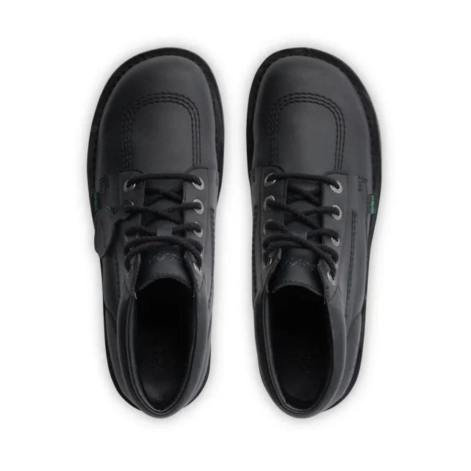 Jeugd Unisex Kick Hi Leer Alternatief Zwart