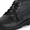 Jeugd Unisex Kick Hi Leer Alternatief Zwart