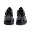 Kickers Kick Lo voor volwassen dames, leer en alternatief lakleer, zwart