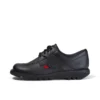 Kickers Kick Lo voor volwassen dames, leer, zwart