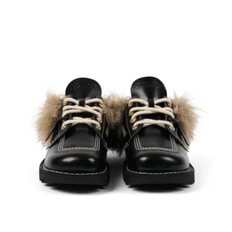 Kickers Kick Mule Fur Mains Zwart voor volwassenen