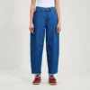 Kickers klassieke jeans met wijde pijpen voor volwassen dames, blauw
