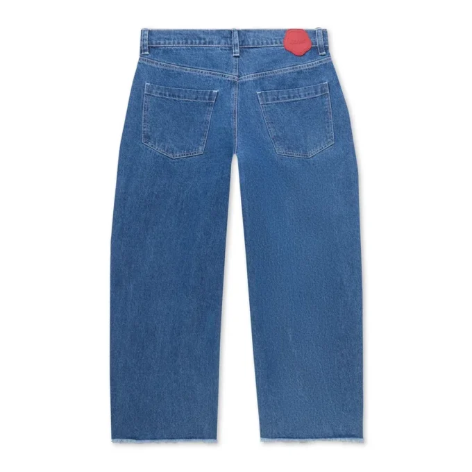 Kickers klassieke jeans met wijde pijpen voor volwassen dames, blauw