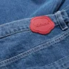 Kickers klassieke jeans met wijde pijpen voor volwassen dames, blauw