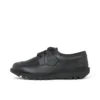 Kickers Tumble-schoen voor volwassenen, unisex, zwart leer