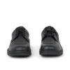 Kickers Tumble-schoen voor volwassenen, unisex, zwart leer