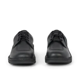 Kickers Tumble-schoen voor volwassenen, unisex, zwart leer