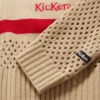 Kickers Zip Through Knit voor volwassen dames, wit