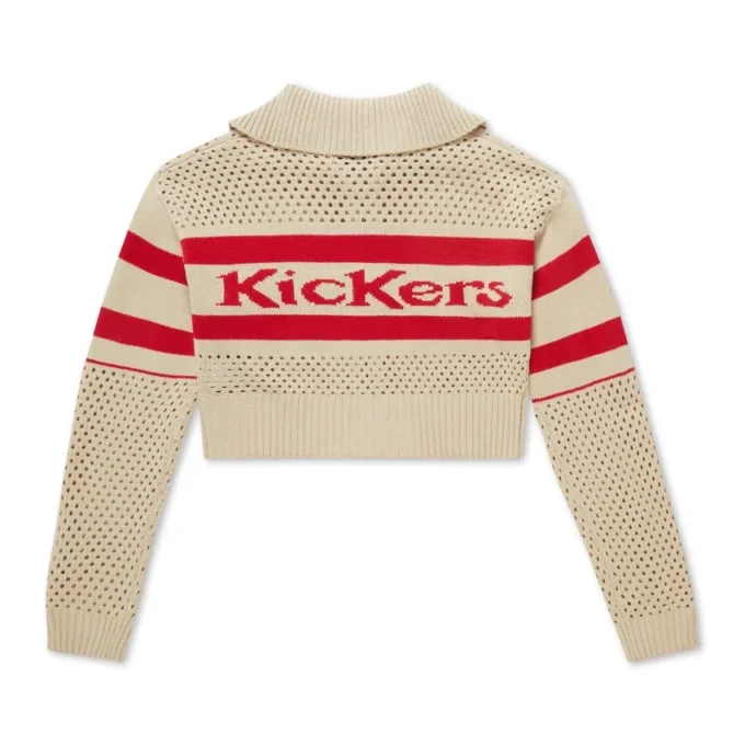Kickers Zip Through Knit voor volwassen dames, wit