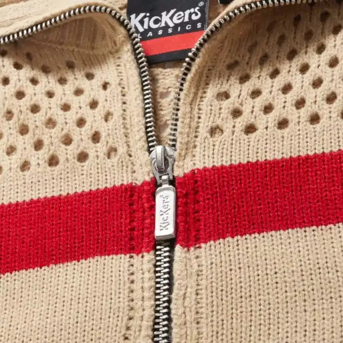 Kickers Zip Through Knit voor volwassen dames, wit