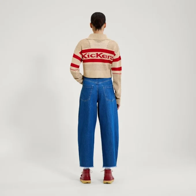 Kickers Zip Through Knit voor volwassen dames, wit