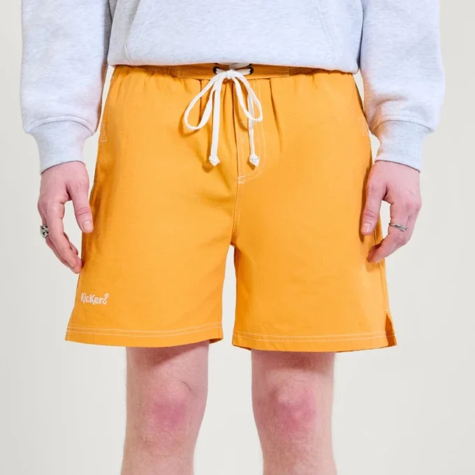 Kickers zwemshort voor volwassen heren, oranje Kickers zwemshort voor volwassen heren, oranje