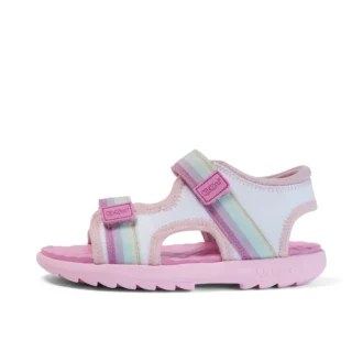 Kickster-sandaal voor meisjes, wit