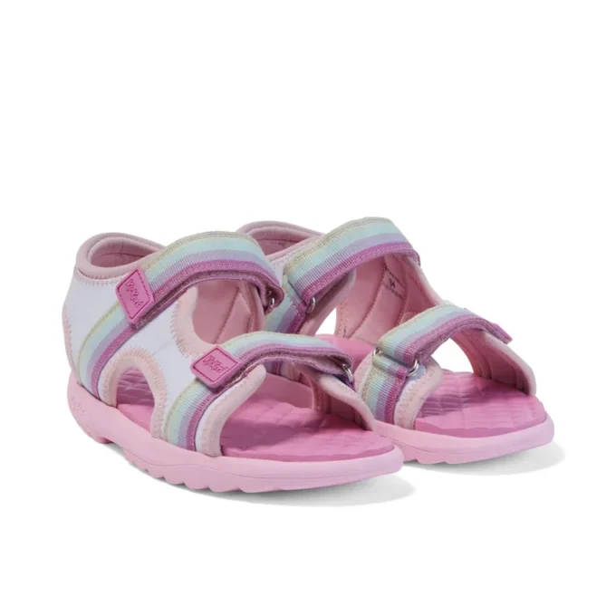 Kickster-sandaal voor meisjes, wit