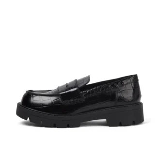 Kori Loafer Croc voor dames, zwart