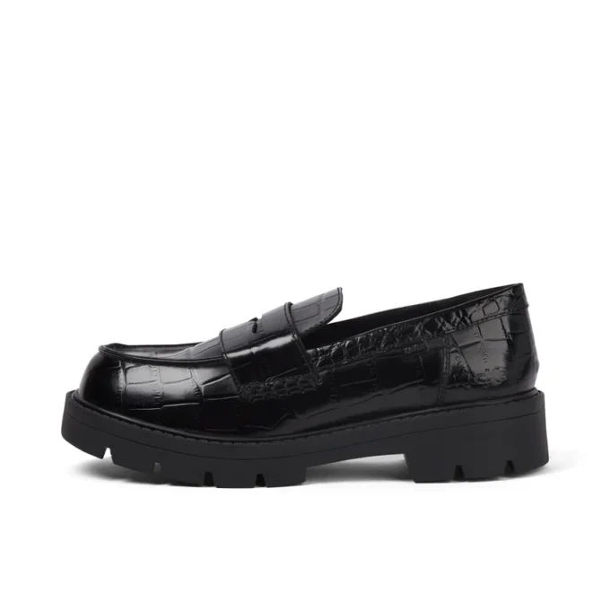 Kori Loafer Croc voor dames, zwart