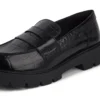 Kori Loafer Croc voor dames, zwart