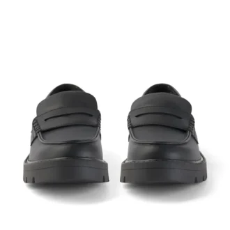 Kori Loafer voor volwassen dames, alternatief voor leer, zwart