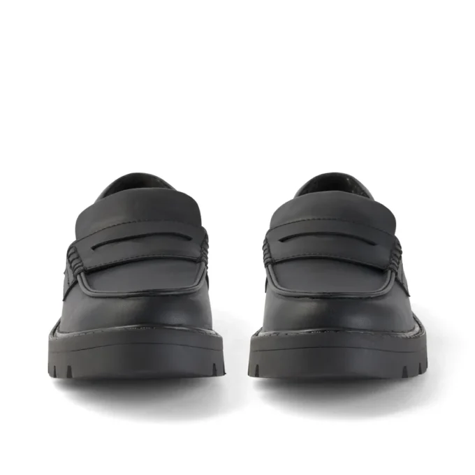 Kori Loafer voor volwassen dames, alternatief voor leer, zwart