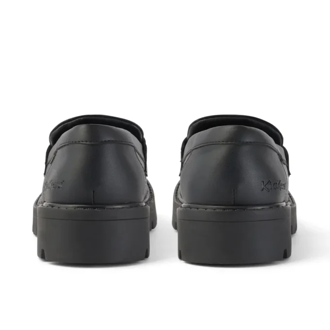 Kori Loafer voor volwassen dames, alternatief voor leer, zwart