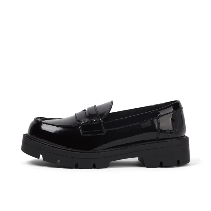 Kori Loafer voor volwassen dames, lakleder, zwart
