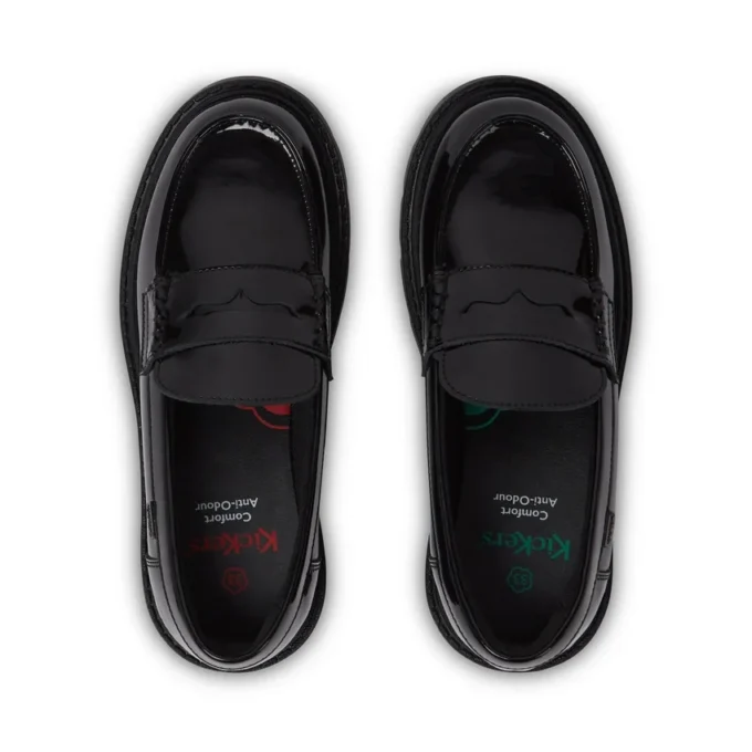 Kori Loafer voor volwassen dames, lakleder, zwart