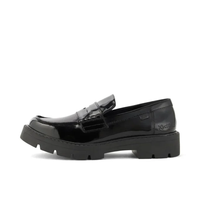 Kori Loafer voor volwassen dames, leer, zwart