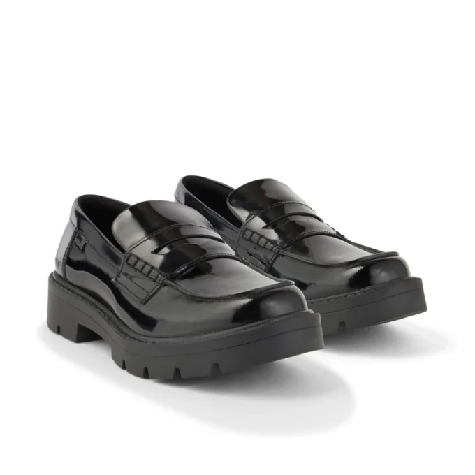 Kori Loafer voor volwassen dames, leer, zwart