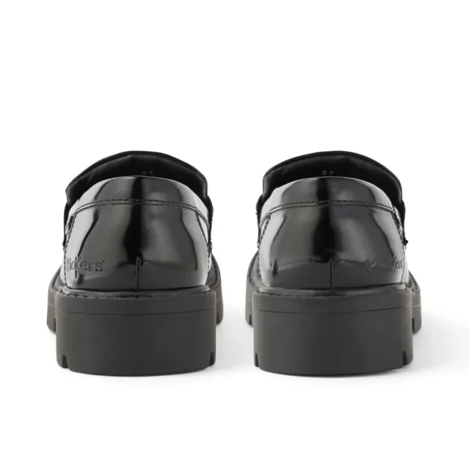 Kori Loafer voor volwassen dames, leer, zwart