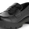 Kori Loafer voor volwassen dames, leer, zwart