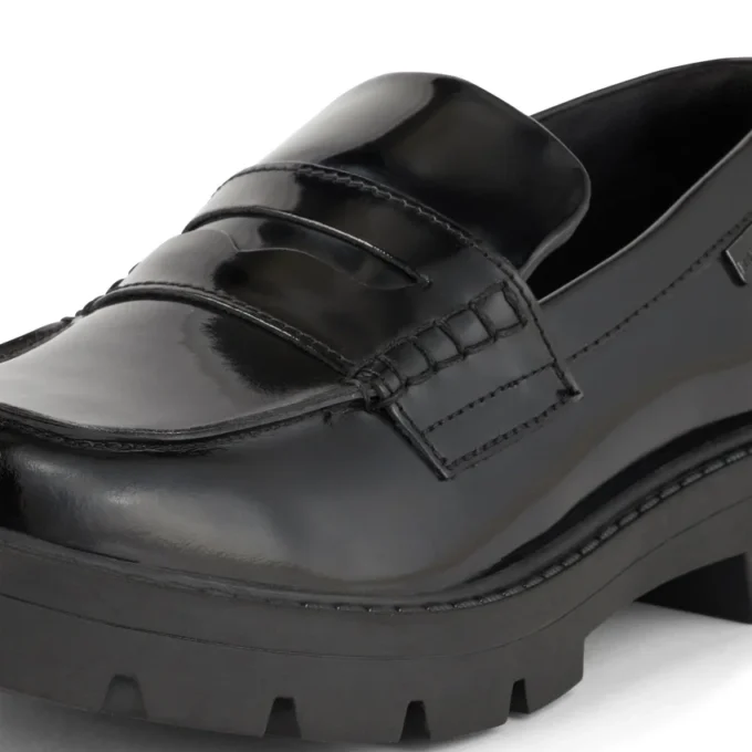 Kori Loafer voor volwassen dames, leer, zwart
