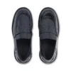 Kori Loafer voor volwassen dames, met klinknagels, leer, zwart