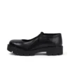 Kori MJ-veterschoen van leer voor volwassen dames, zwart