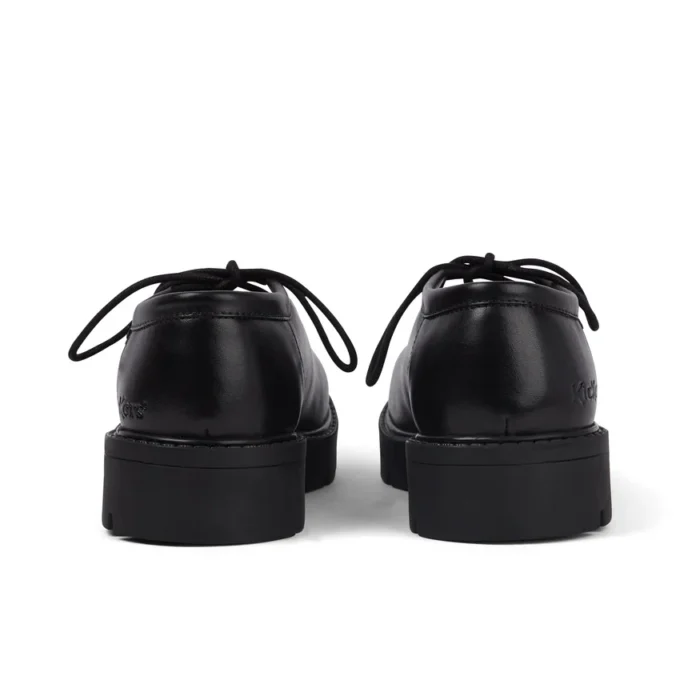 Kori MJ-veterschoen van leer voor volwassen dames, zwart