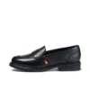 Lach Slip voor volwassen dames, zwart leer