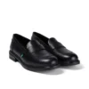 Lach Slip voor volwassen dames, zwart leer