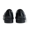 Lach Slip voor volwassen dames, zwart leer
