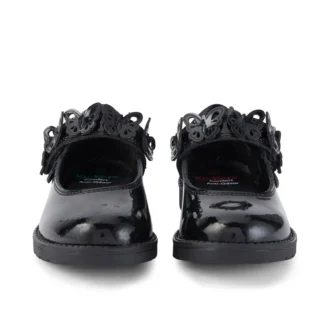 Lachly Butterfly Mj lakleder zwart voor babymeisjes