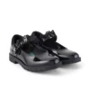 Lachly Butterfly MJ voor meisjes, zwart lakleer