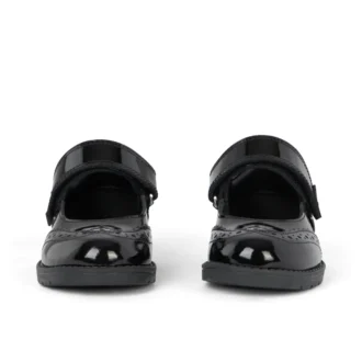 Lachly Mj Brogue lakleder voor babymeisjes, zwart