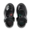Lachly Mj Brogue lakleder voor babymeisjes, zwart