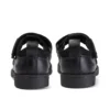 Lachly T-bar voor meisjes, leer, zwart