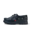 Lennon-bootschoen voor volwassenen, unisex, leer, zwart