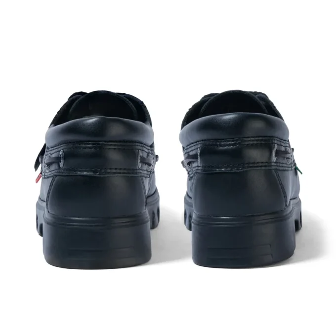 Lennon-bootschoen voor volwassenen, unisex, leer, zwart