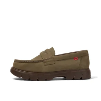 Lennon Loafer voor volwassenen, unisex, leer, donkergroen