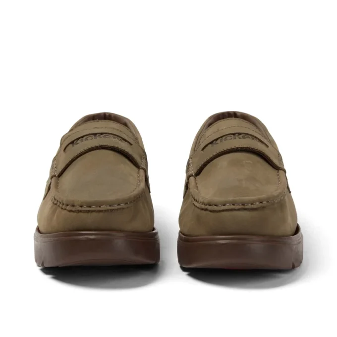 Lennon Loafer voor volwassenen, unisex, leer, donkergroen