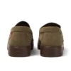 Lennon Loafer voor volwassenen, unisex, leer, donkergroen