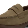 Lennon Loafer voor volwassenen, unisex, leer, donkergroen