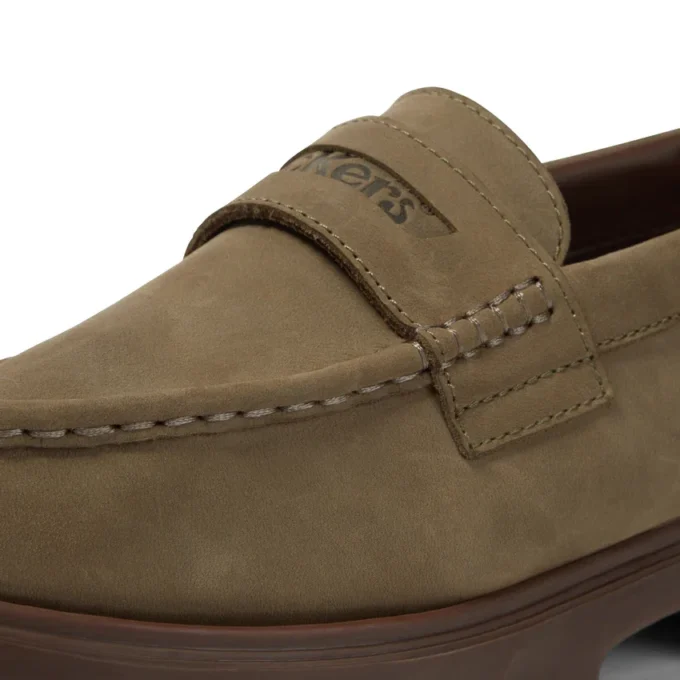 Lennon Loafer voor volwassenen, unisex, leer, donkergroen
